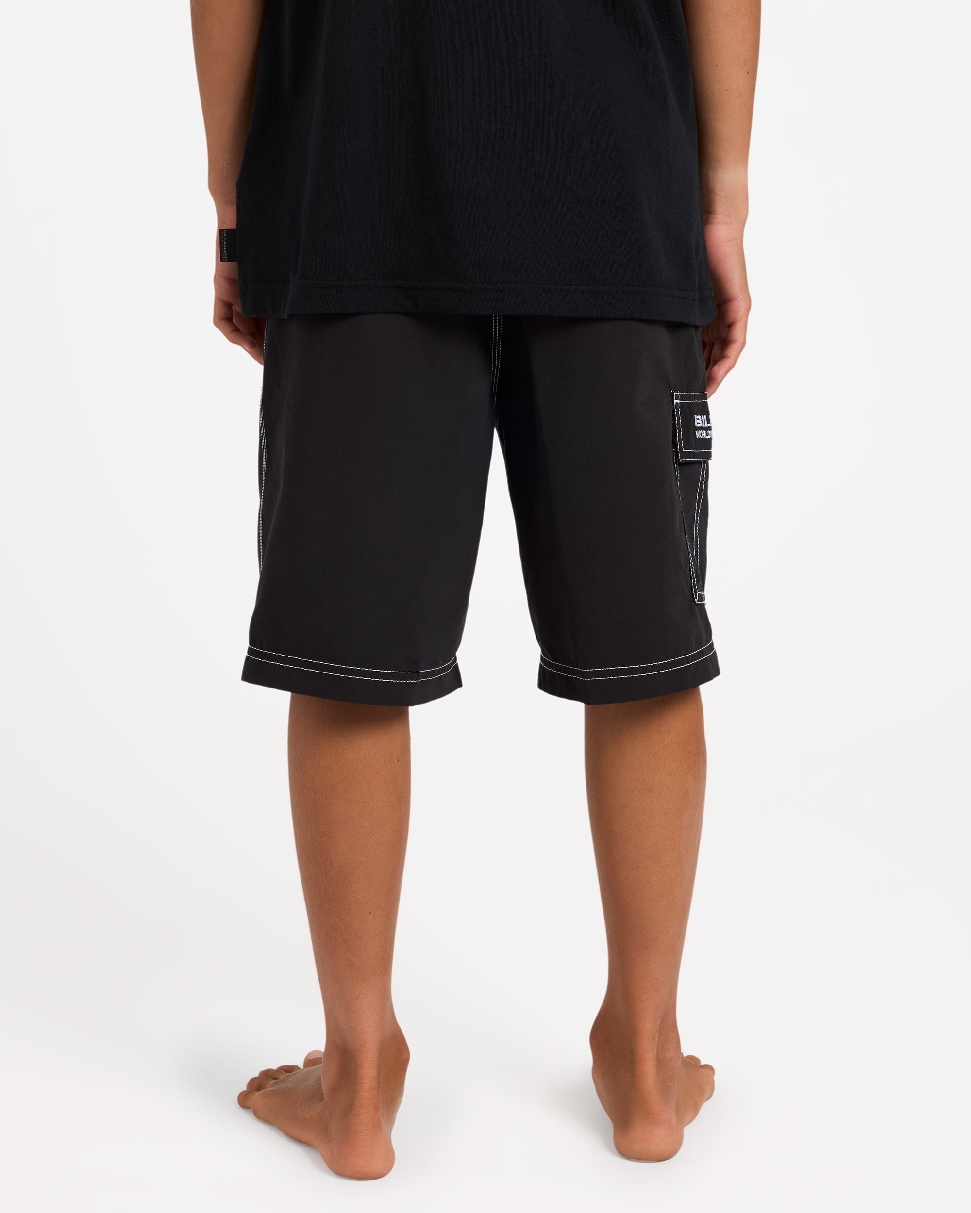 Billabong Boys 8-16 Throw On Boardshorts in Black