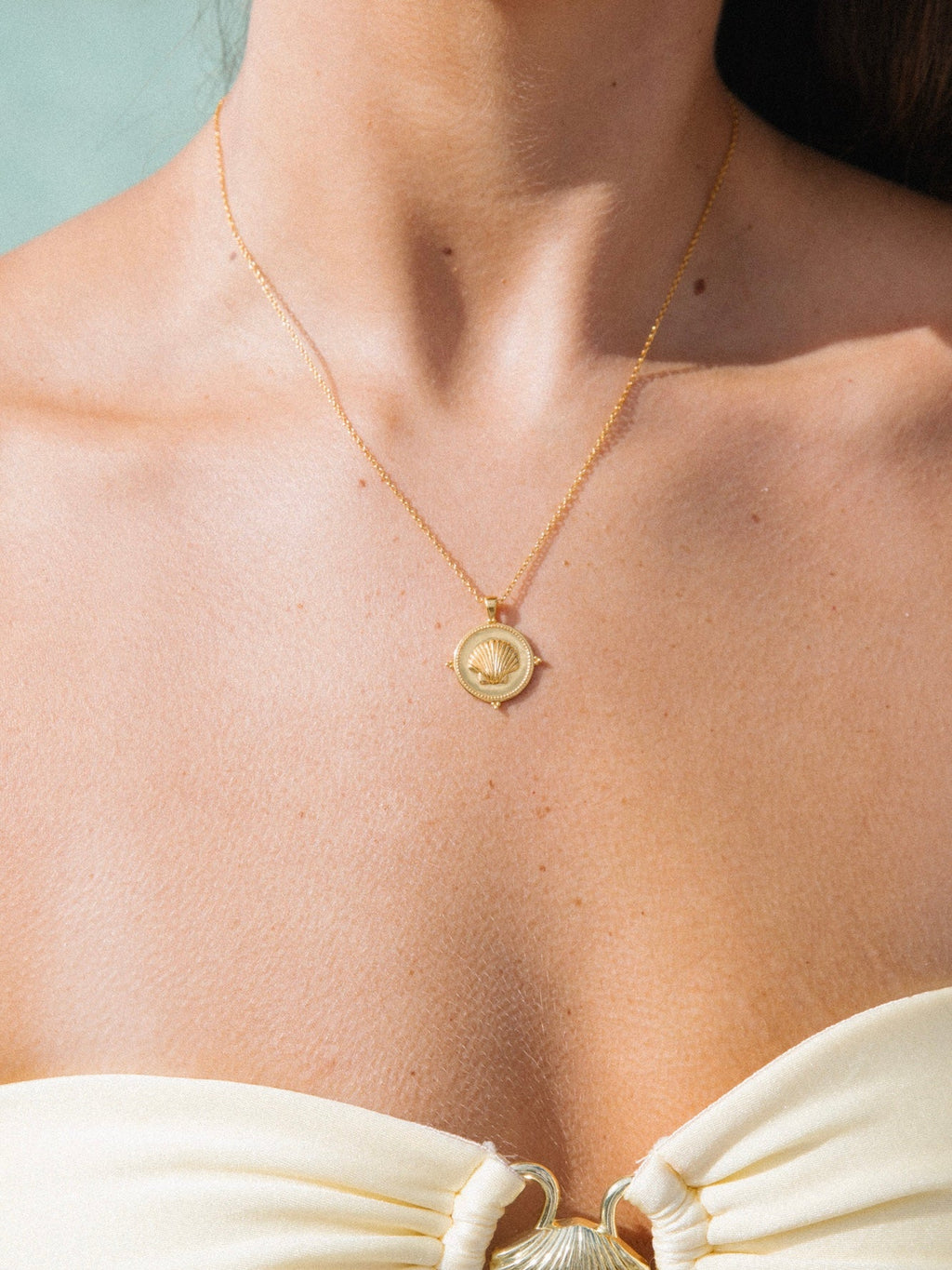 Malakai The Label Isola Sea Necklace in 18k Gold in Default Title