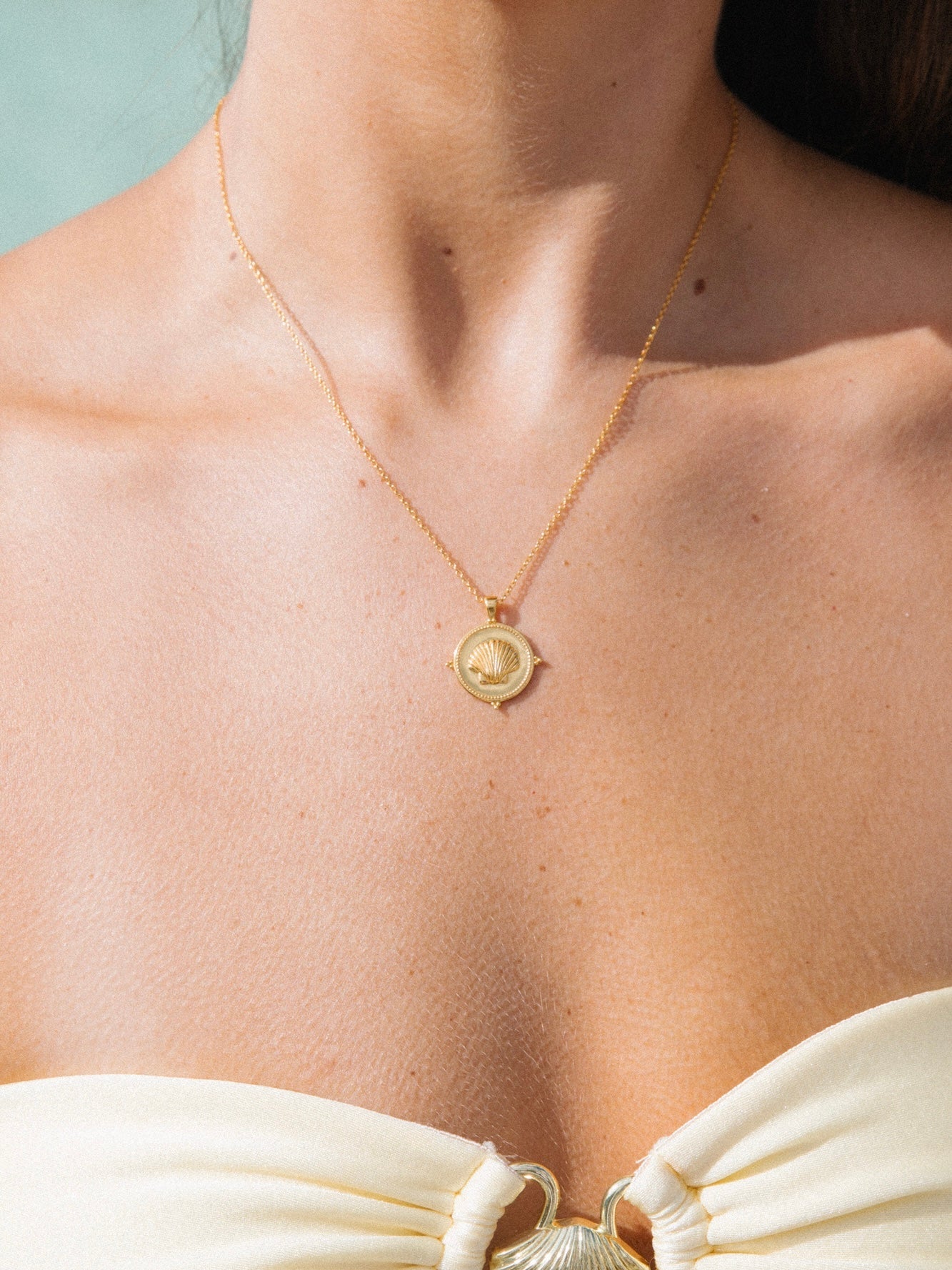 Malakai The Label Isola Sea Necklace in 18k Gold in Default Title