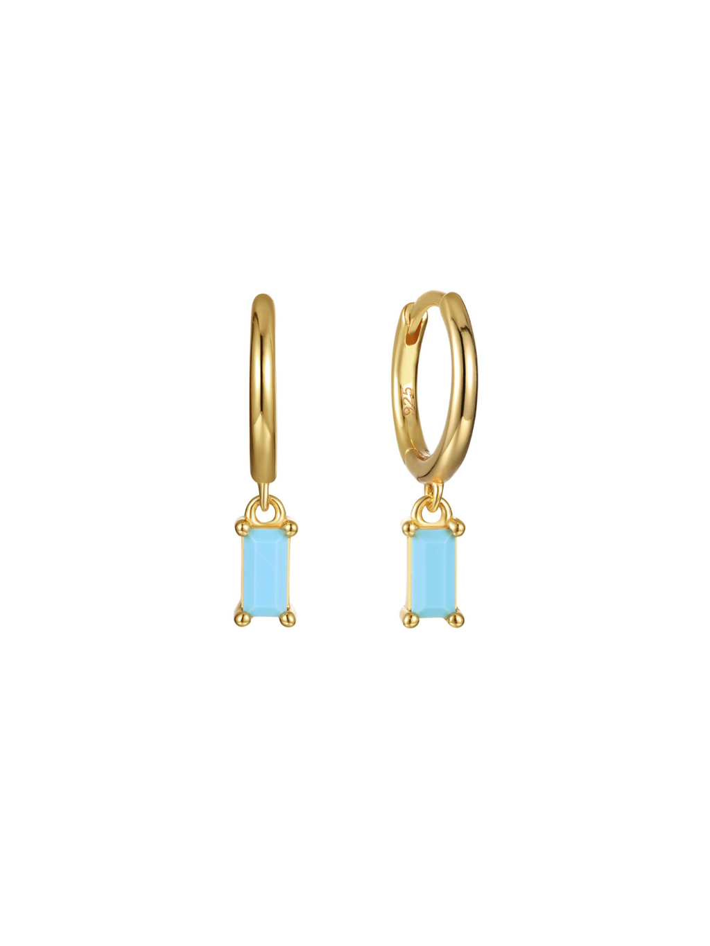Malakai The Label Oceana Hoops in 18k Gold in Default Title