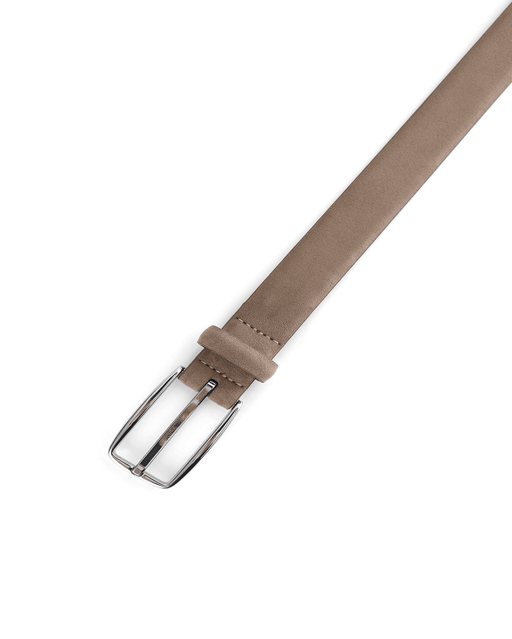Billini HELENA BELT in FOSSIL SUEDE-SILVER