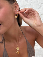 Malakai The Label Isola Sea Earrings in 18k Gold in Default Title