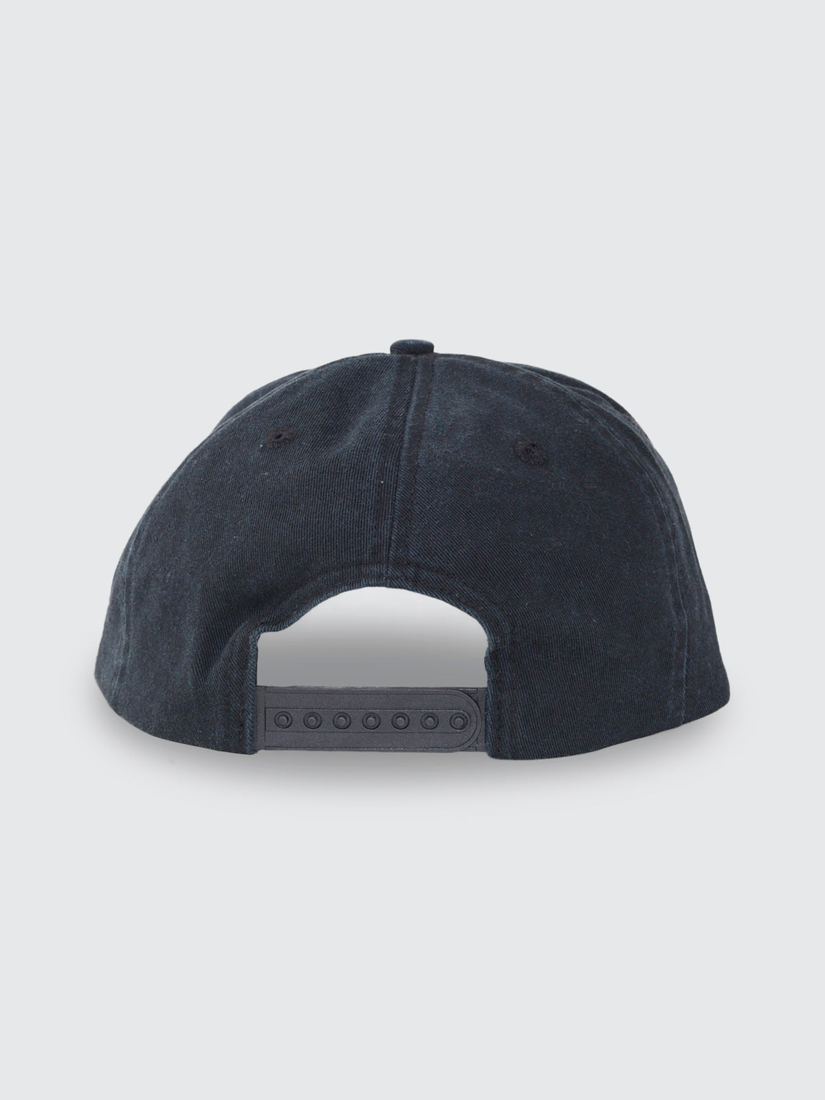 Thrills Co Hard Knocks College 5 Panel Cap - Black in Black