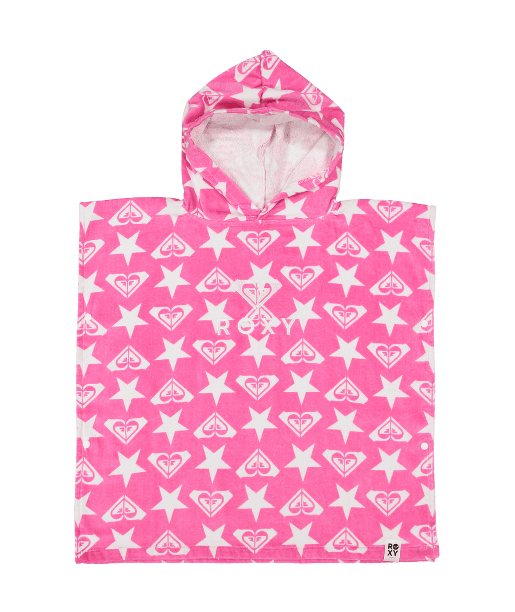 Roxy Girls 2-7 Stay Magical Hooded Towel in Pink Carnation Super
