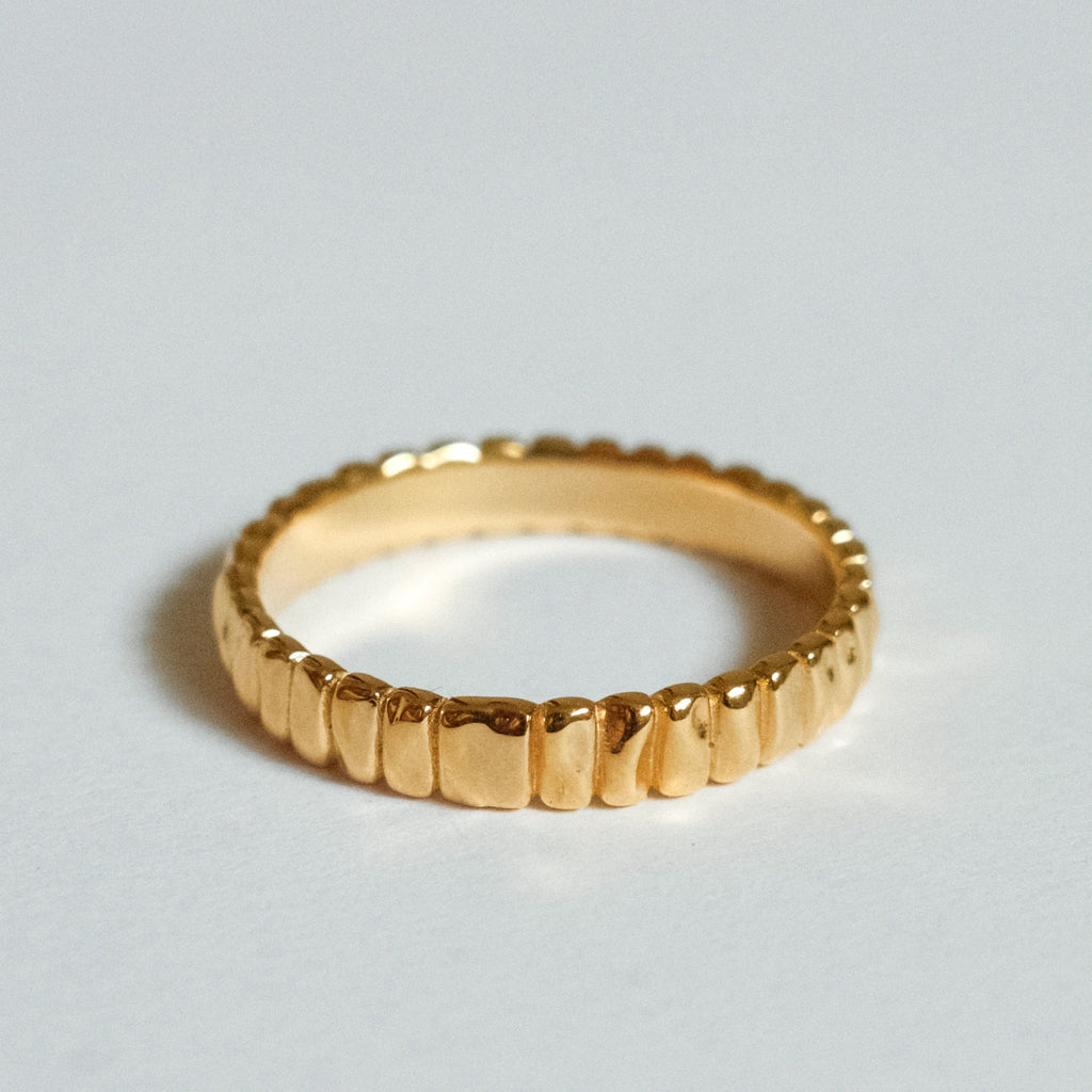 MiKi Jewellery Ember Gold Ring in Single