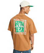 Quiksilver Mens Serenity Splash T-Shirt in Tobacco Brown