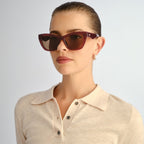 Le Specs LUMEN + CRANBERRY in BROWN MONO POLARIZED