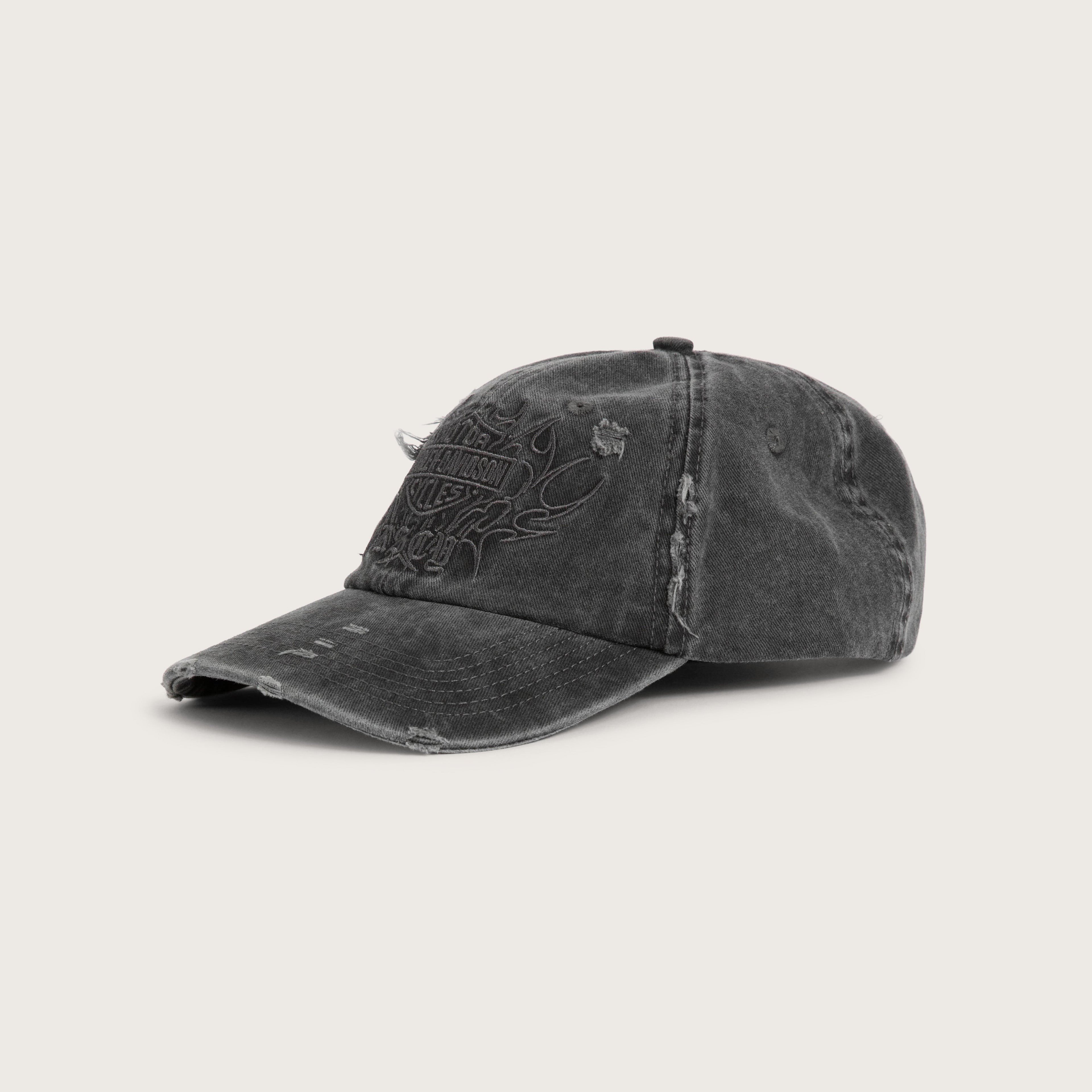 Kiss Chacey Knock Dad Cap in Washed Black