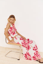 Minkpink CHLOE MESH SKIRT in ROSE FLORAL