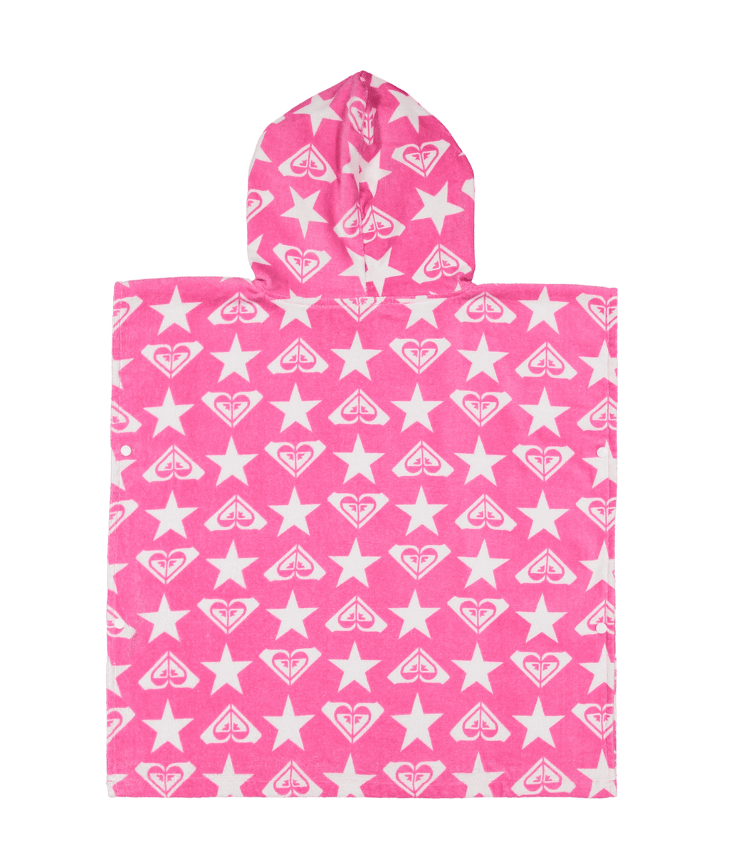 Roxy Girls 2-7 Stay Magical Hooded Towel in Pink Carnation Super