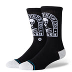 Stance THE OFFSPRING CREW SOCKS - SMASHED in BLACK