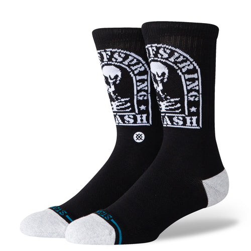 Stance THE OFFSPRING CREW SOCKS - SMASHED in BLACK