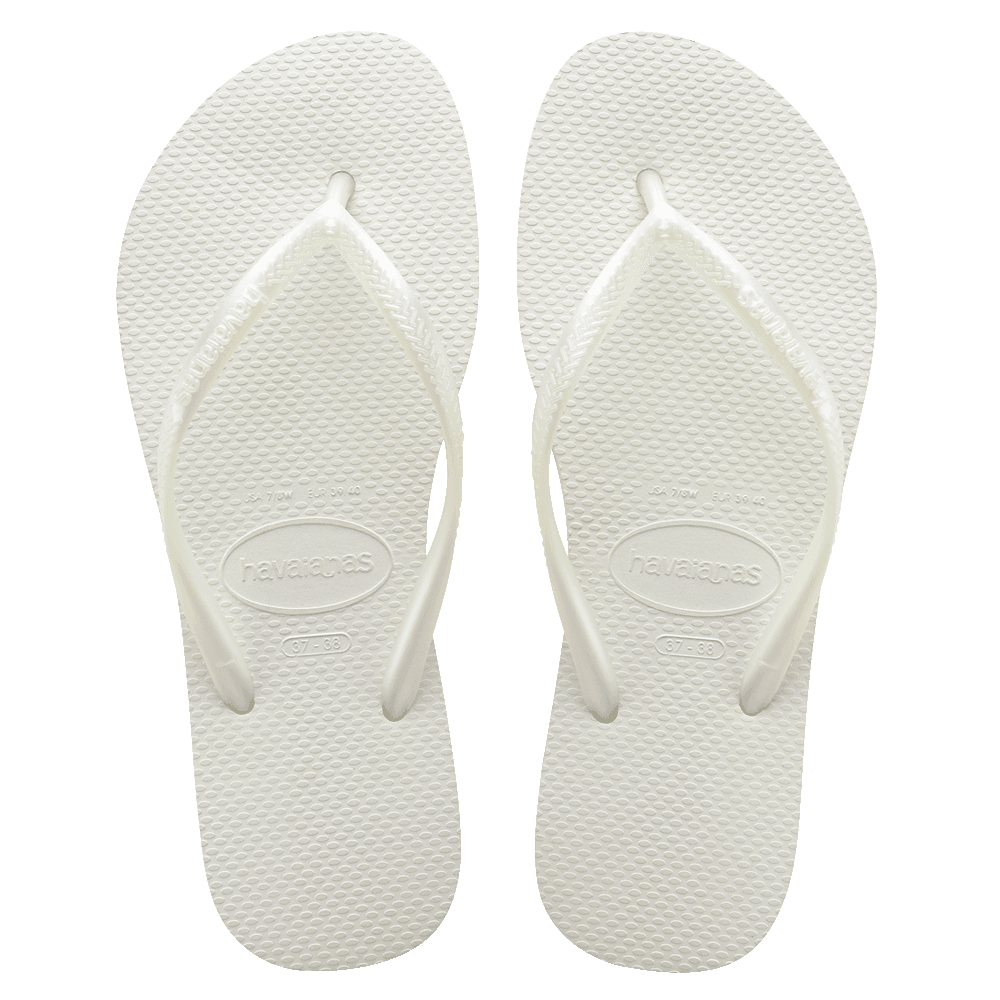 Havaianas Slim Metallic White in White