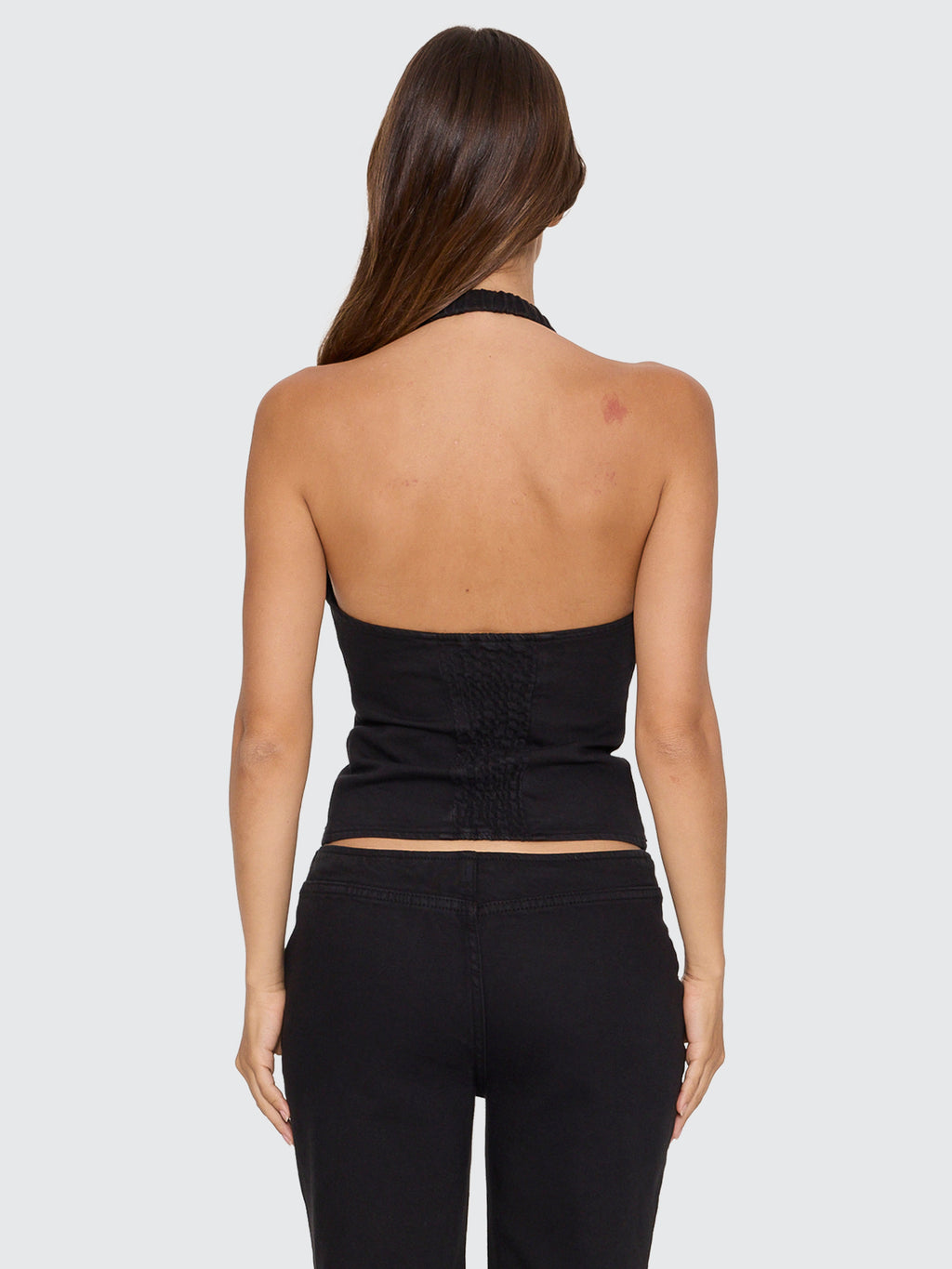 Thrills Co Vida Halter Top - Black in Black
