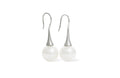 MiKi Jewellery Round Pearl Drop Silver in Default Title