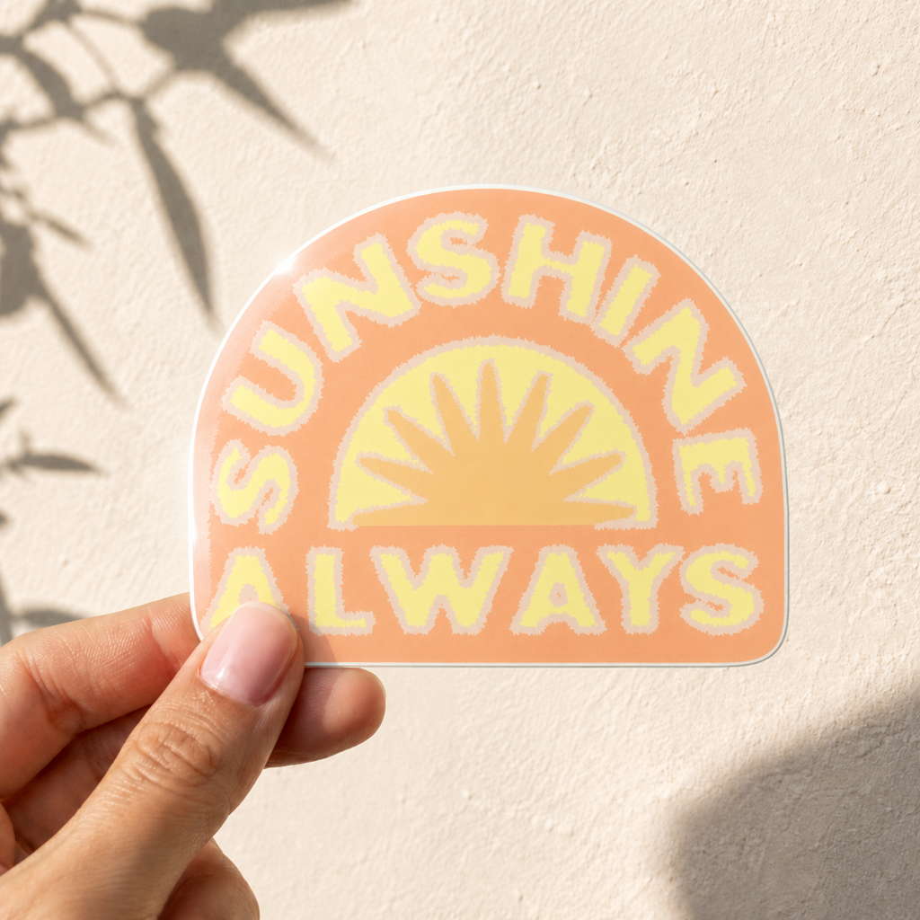 Summer sticker | Sunshine Always | Sticker for boutique