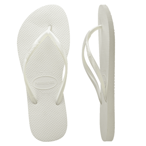 Havaianas Slim Metallic White in White