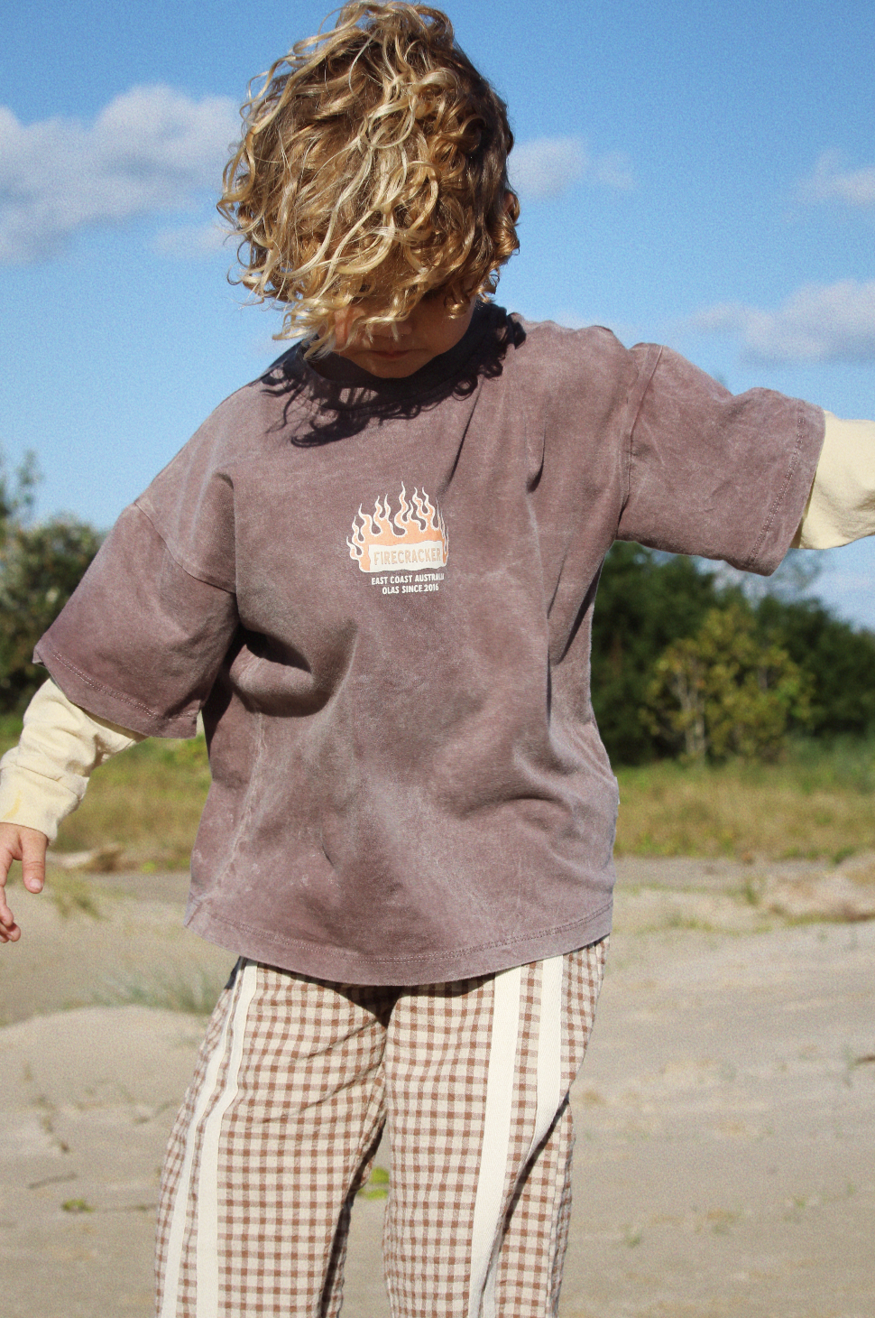 Olas Supply Co FIRE CRACKER LONG SLEEVE in Single