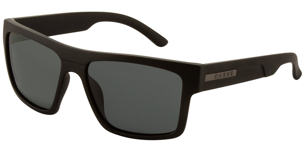 Carve Volley XL - Matte Black Grey Polarized Lens in Single