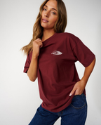 Rip Curl RC EVOLUTION TEE in Burgundy