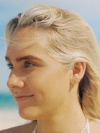 Malakai The Label Blue Hawaii Studs in 18k Gold in Default Title
