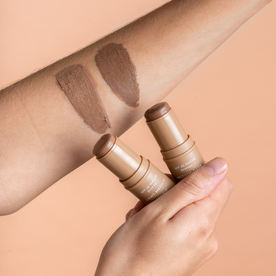 Avocado Zinc Spf 50 Natural Bronzer in Medium-Dark