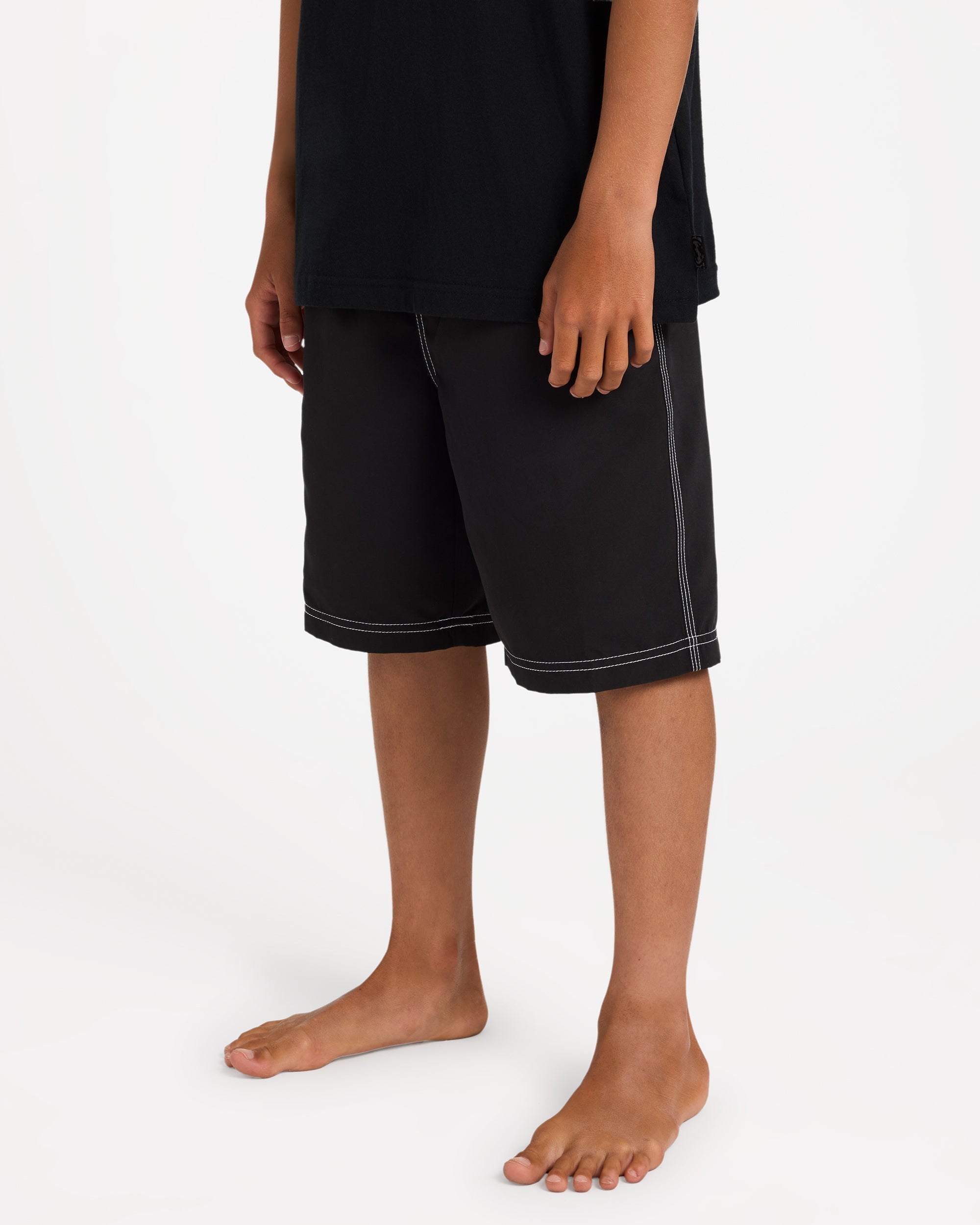Billabong Boys 8-16 Throw On Boardshorts in Black