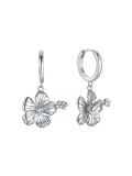 Malakai The Label Hibiscus Hoops Sterling Silver in Default Title