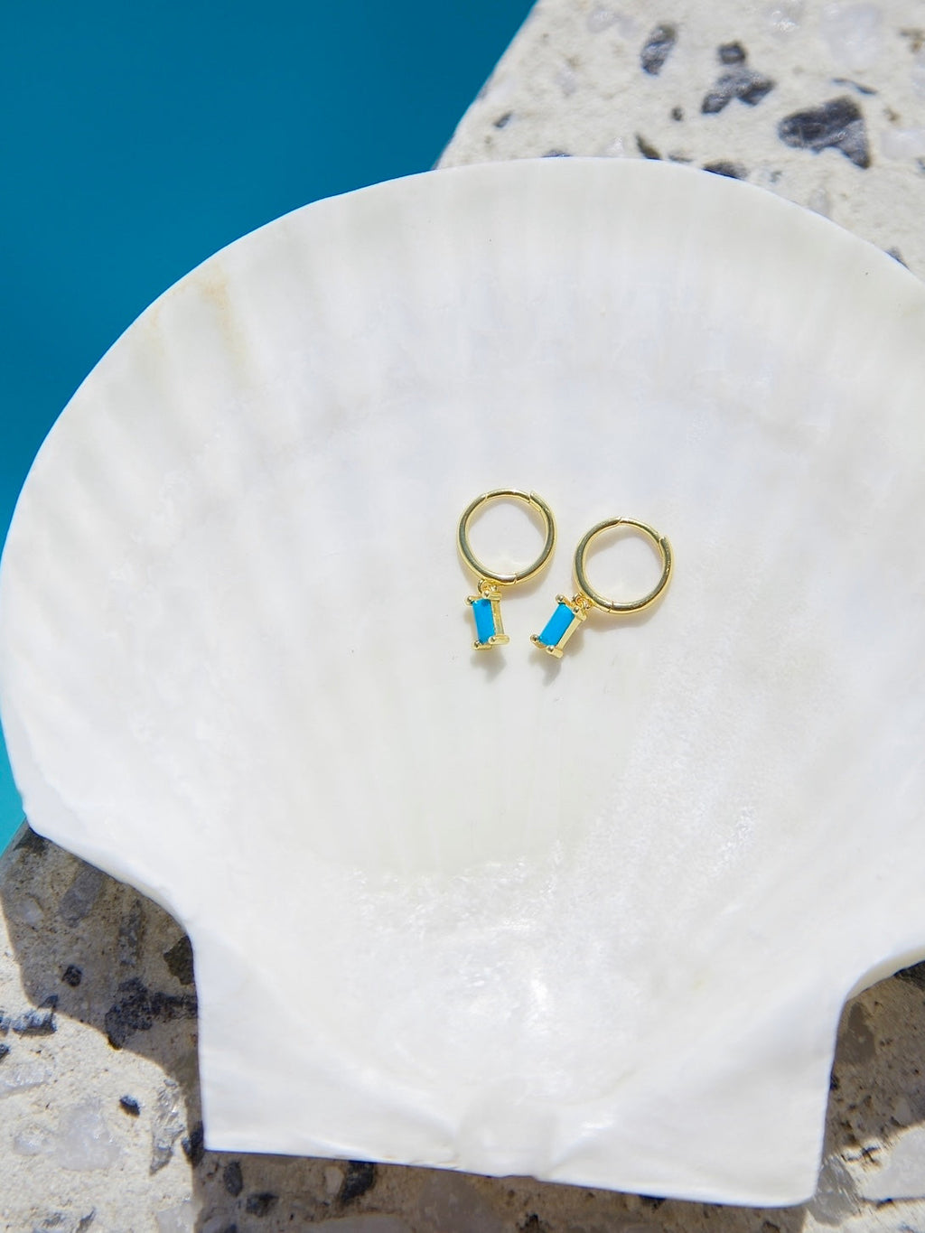 Malakai The Label Oceana Hoops in 18k Gold in Default Title