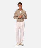Industrie The St Martins Long Sleeve Linen Shirt - Fawn in FAWN