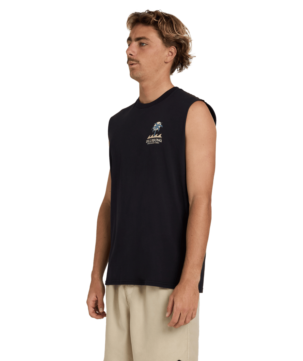 Billabong PORTAL MUSCLE in WASHED BLACK