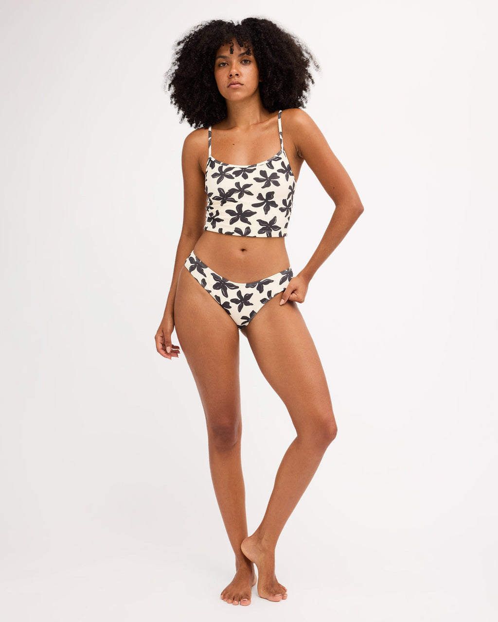 Billabong Womens Dusk To Dawn Bondi Pant Bikini Bottom in Salt Crystal