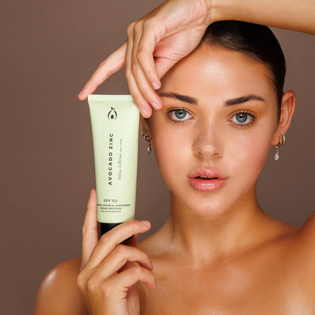 Avocado Zinc Spf 50 Natural Physical Sunscreen in Single