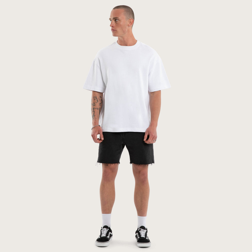 Kiss Chacey KS5 Slim Denim Short in Vintage Black