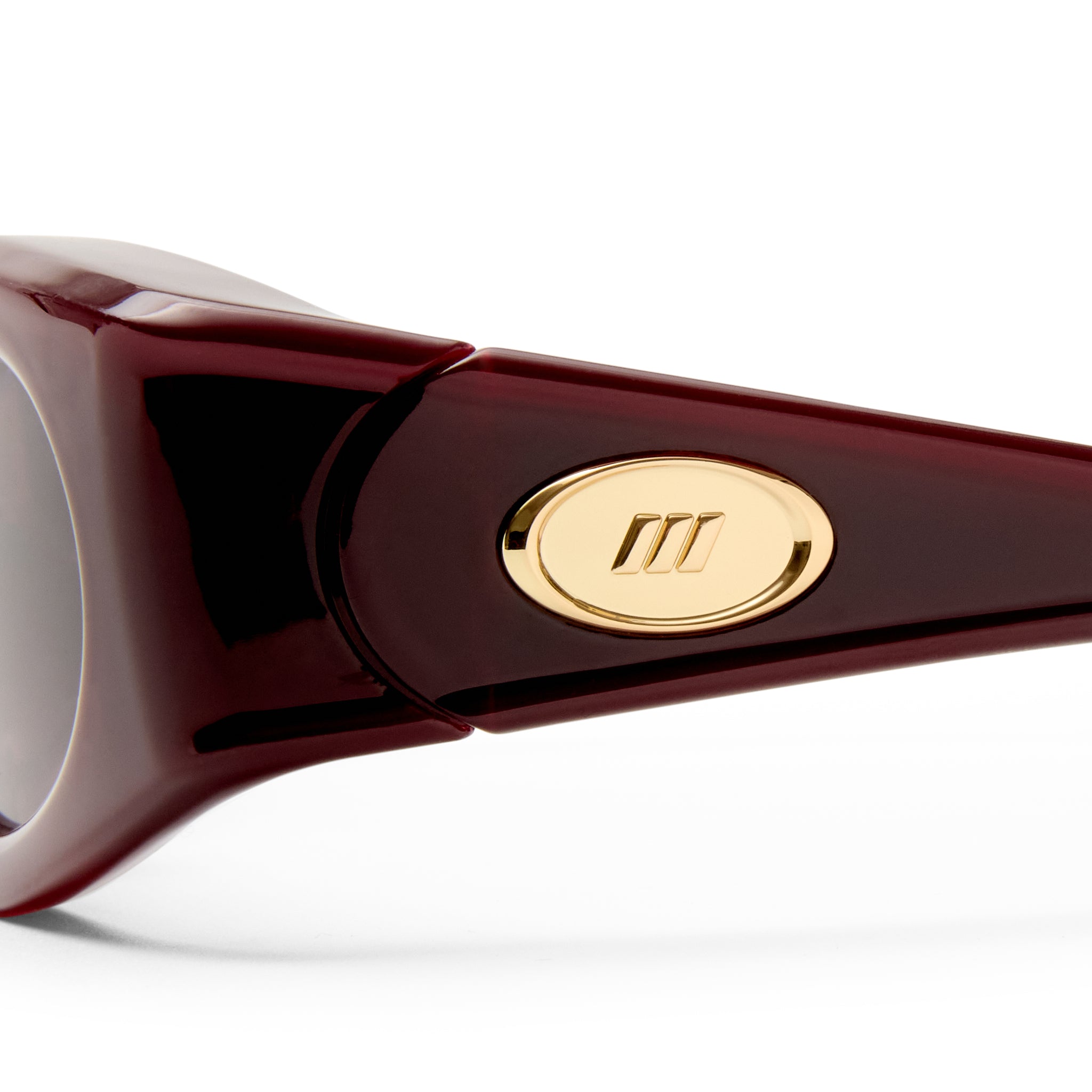 Le Specs GLACIEM BURGUNDY in SMOKEY BROWN MONO