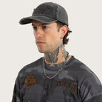 Kiss Chacey Knock Dad Cap in Washed Black