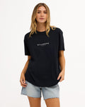 Billabong Womens Pacific T-Shirt in OFF BLACK
