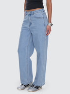 Thrills Co Tony Slouch Low Rise Big Baggy Jean - Ageless Blue in Ageless Blue
