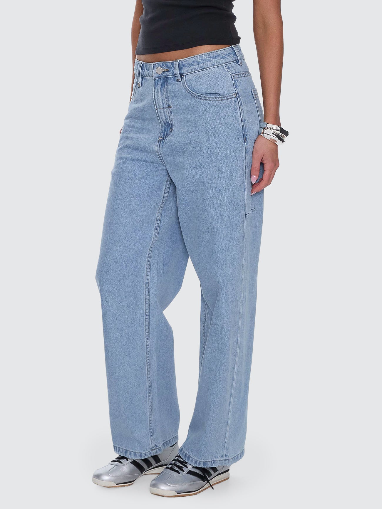 Thrills Co Tony Slouch Low Rise Big Baggy Jean - Ageless Blue in Ageless Blue