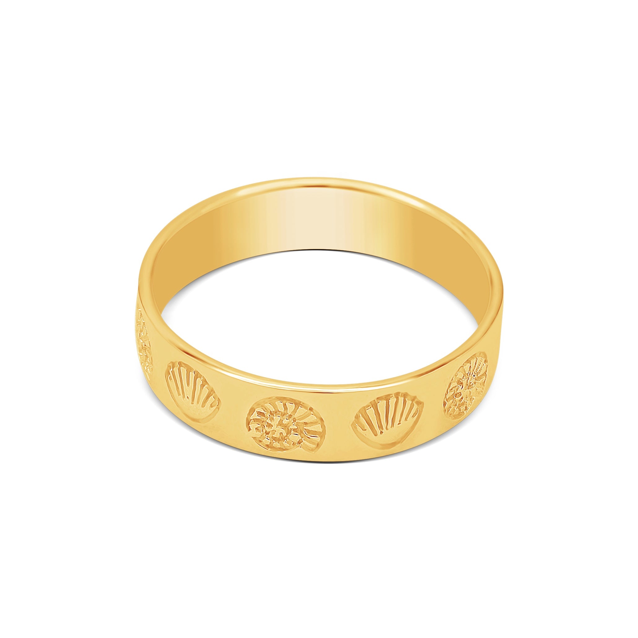 MiKi Jewellery Coral Cove Gold Ring in Single