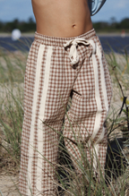 Olas Supply Co DRIFTER CHECK MINI PANT in Single