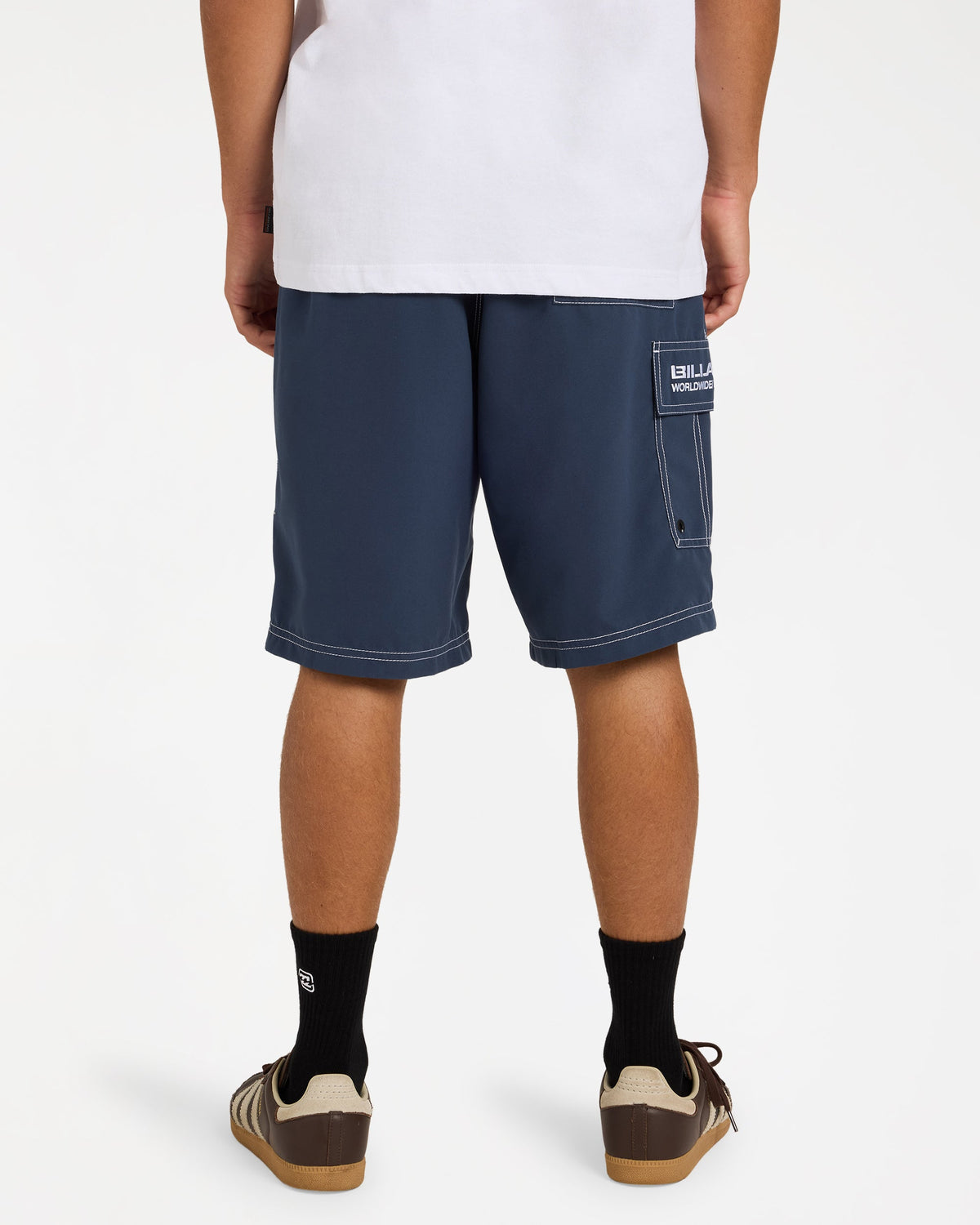 Billabong Mens Throw On 22" Boardshorts in Dusty Indigo
