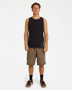 Billabong Mens Throw On 22" Boardshorts in GRAVEL