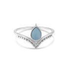 MiKi Jewellery Orlando Larimar Ring in Single