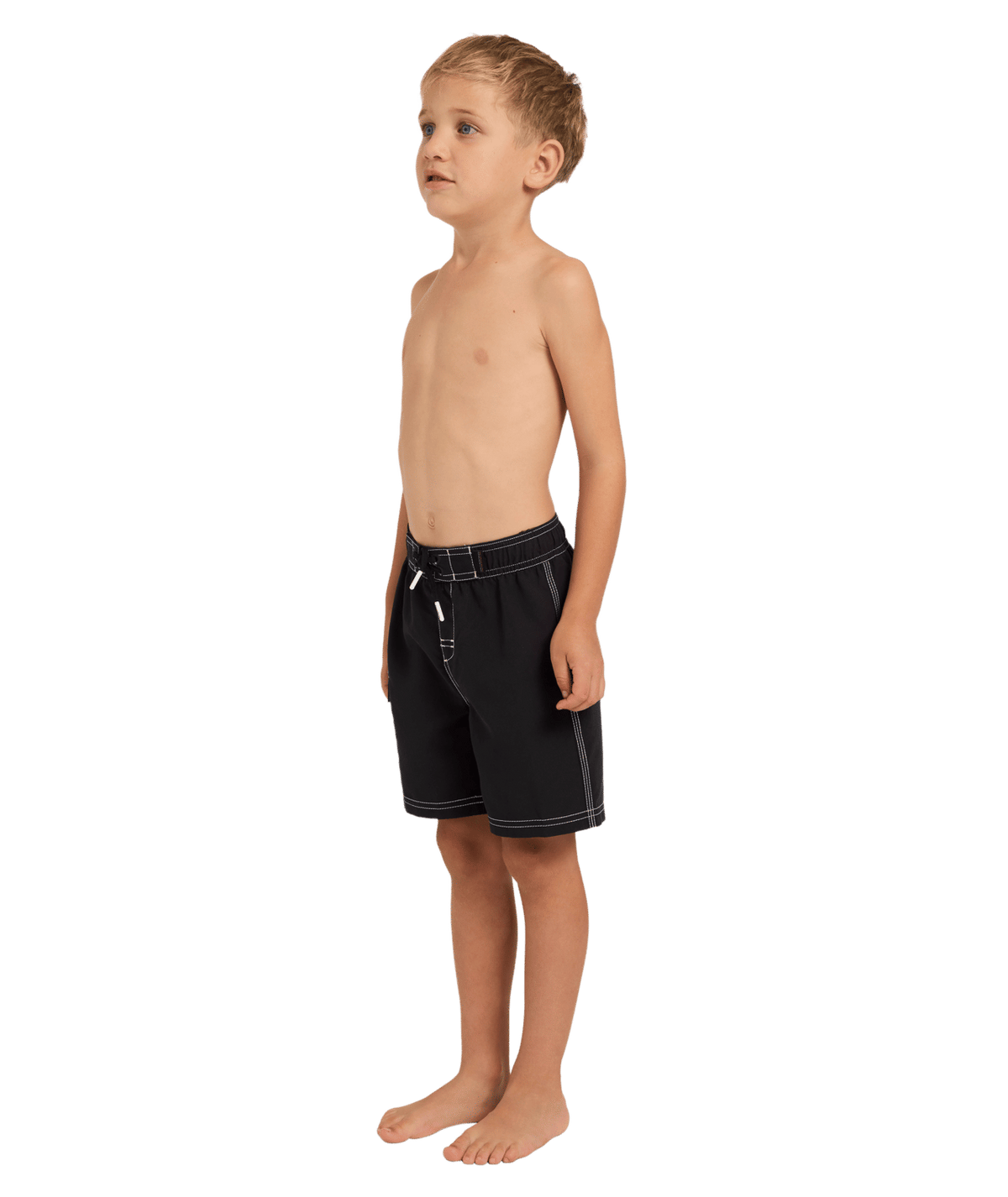 Billabong Boys 2-7 Groms Throw On 13" Boardshorts in Black
