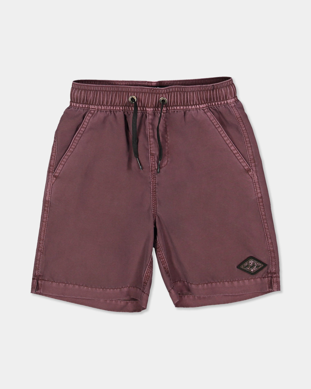 Billabong Boys 2-7 All Day Overdyed Layback 17" Boardshorts in Port