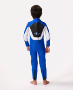 Rip Curl Groms Omega 3/2mm Full Length Back Zip Wetsuit Steamer in Blue