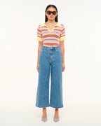 Abrand Jeans 94 Wide Crop Maya Clean in MAYA BLUE