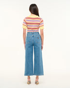 Abrand Jeans 94 Wide Crop Maya Clean in MAYA BLUE