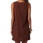 O'Neill Sanders Dress in CBR COCONUT BROWN